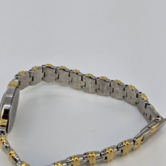 VTG Pulsar Women's Watch 19MM White Dial Two Tone Bracelet Band 7" New Battery - Picture 13 of 14